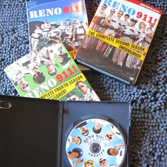 Reno 911 TV Series Fan Pack. Seasons 1, 2, 4 & The Miami Movie Unrated. - Picture 3 of 8